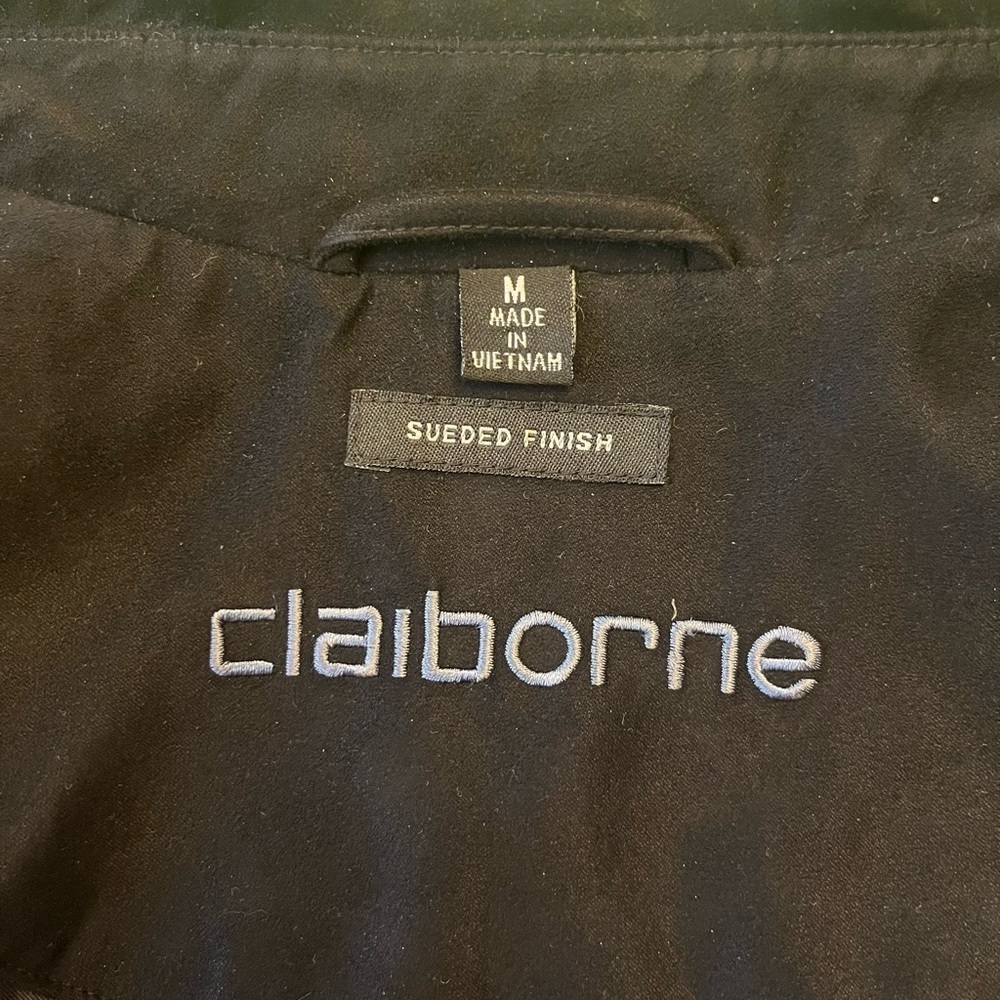 Claiborne Men's Black Jacket size M - Picture 2 of 7